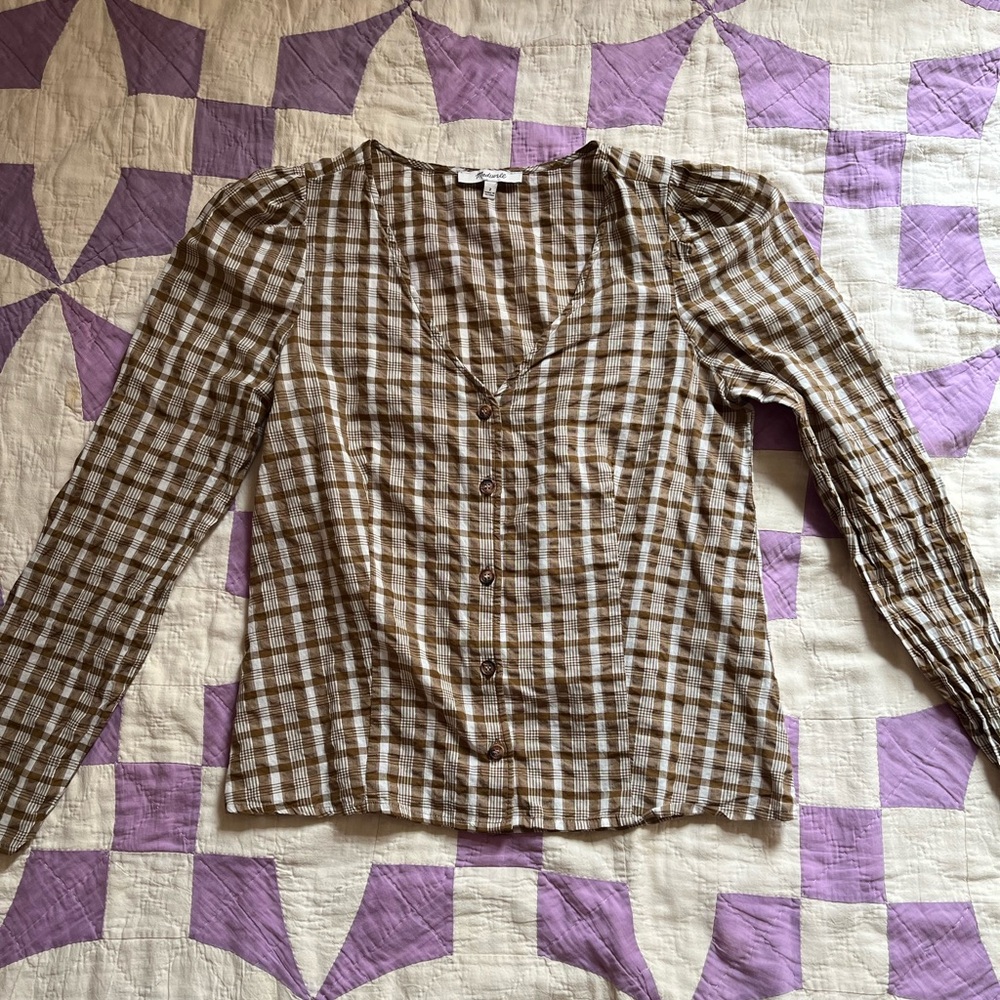 Madewell button up blouse